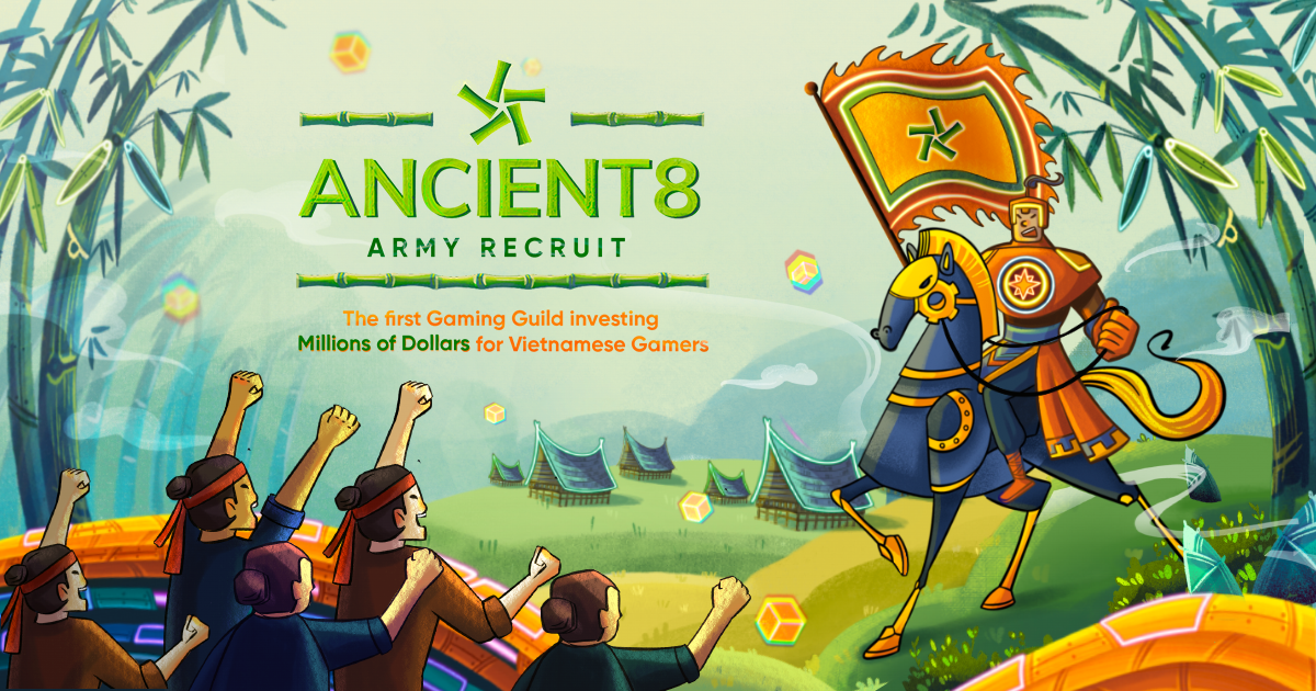 Ancient8 — The first Gaming Guild investing Millions of Dollars for Gamers Army Recruitment