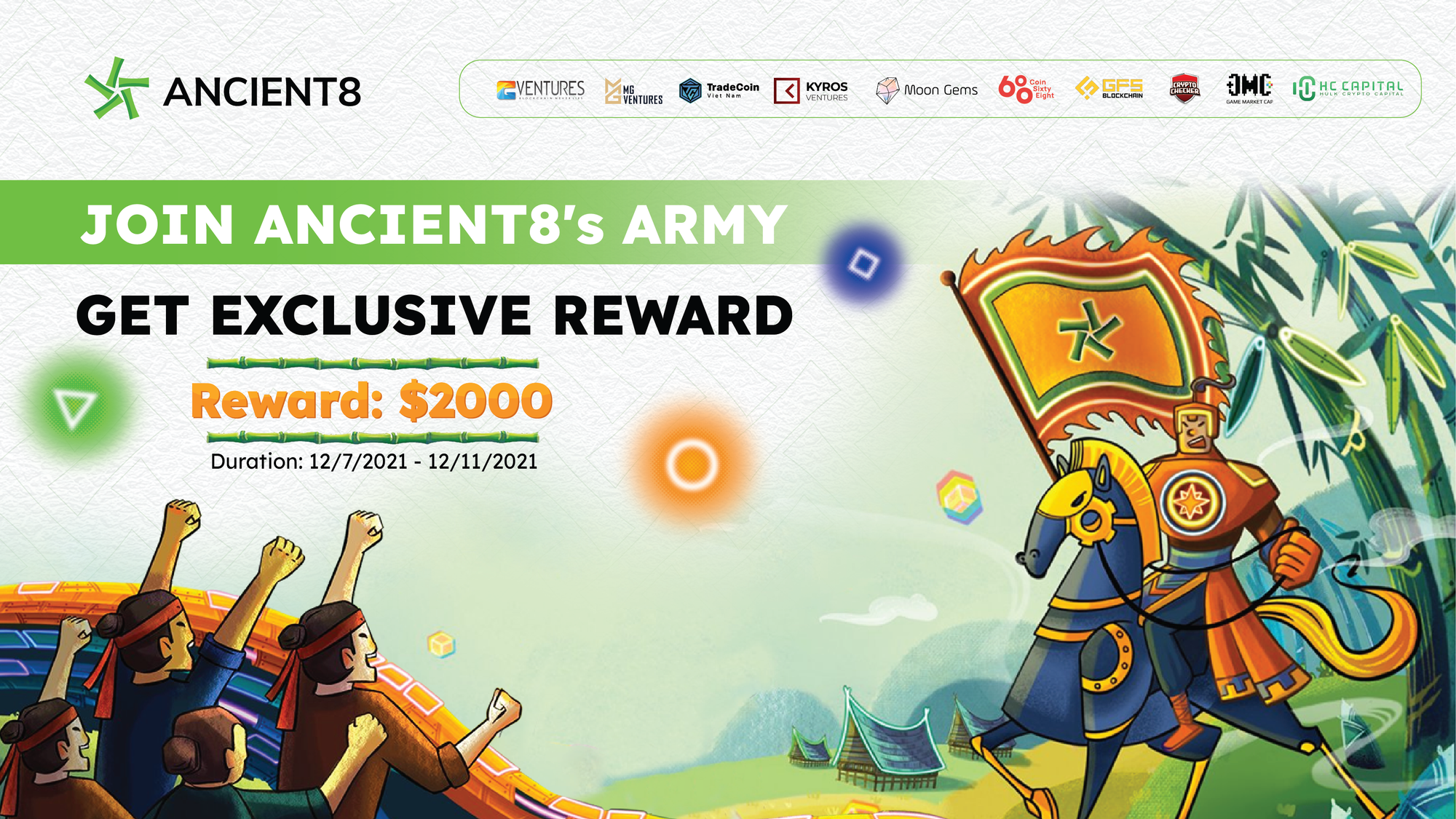 Join Ancient8's Army - Get exclusive reward
