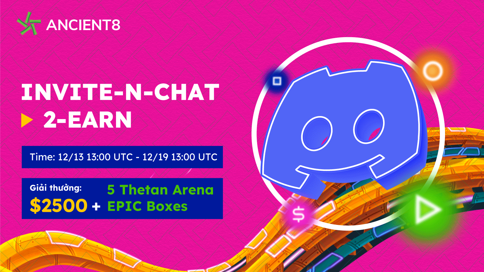 Invite-n-chat-2-earn Event