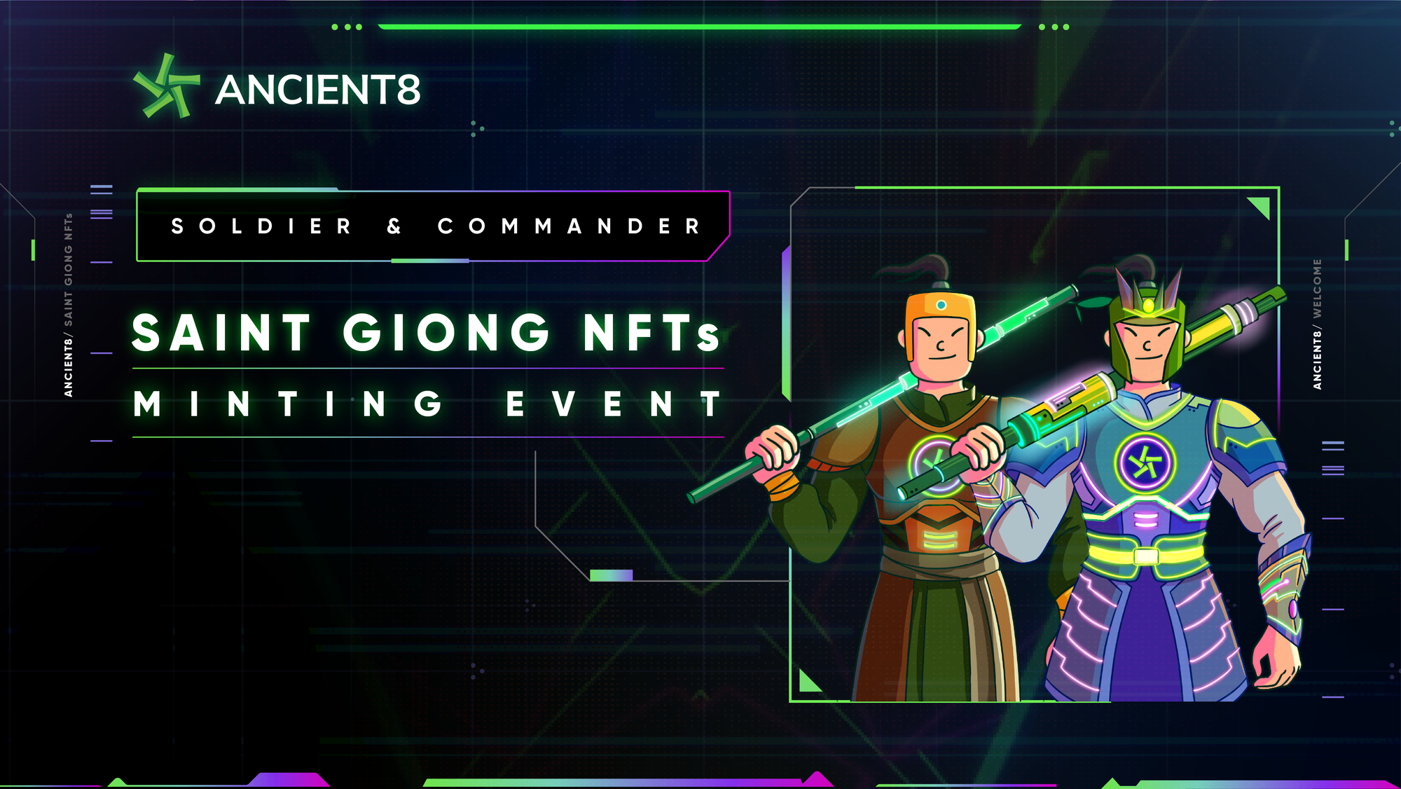 Soldier and Commander Saint Giong NFT Minting Event: Whitelist Results Announcement!
