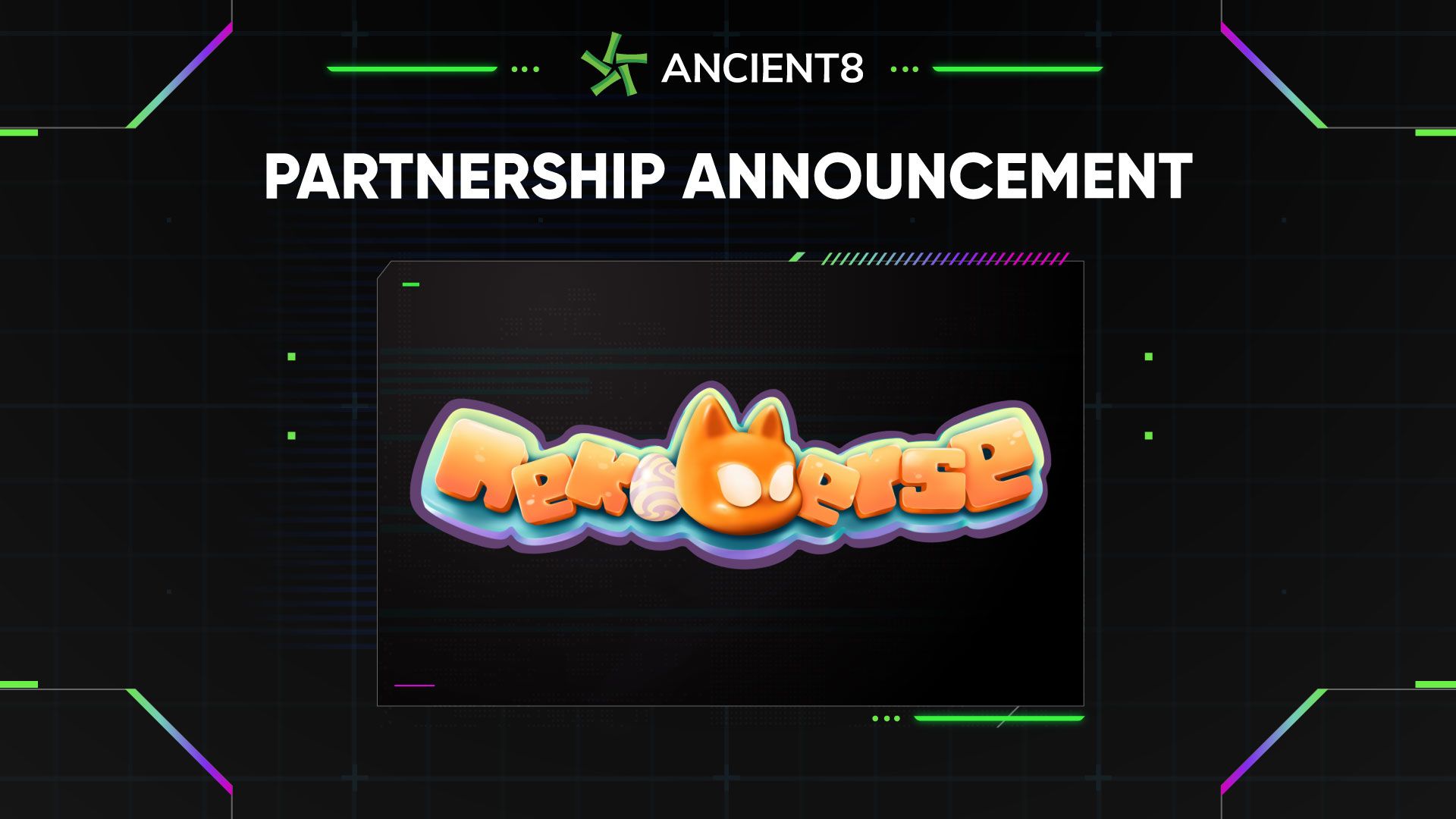 Ancient8 teams up with Nekoverse to bring Metaverse to the community