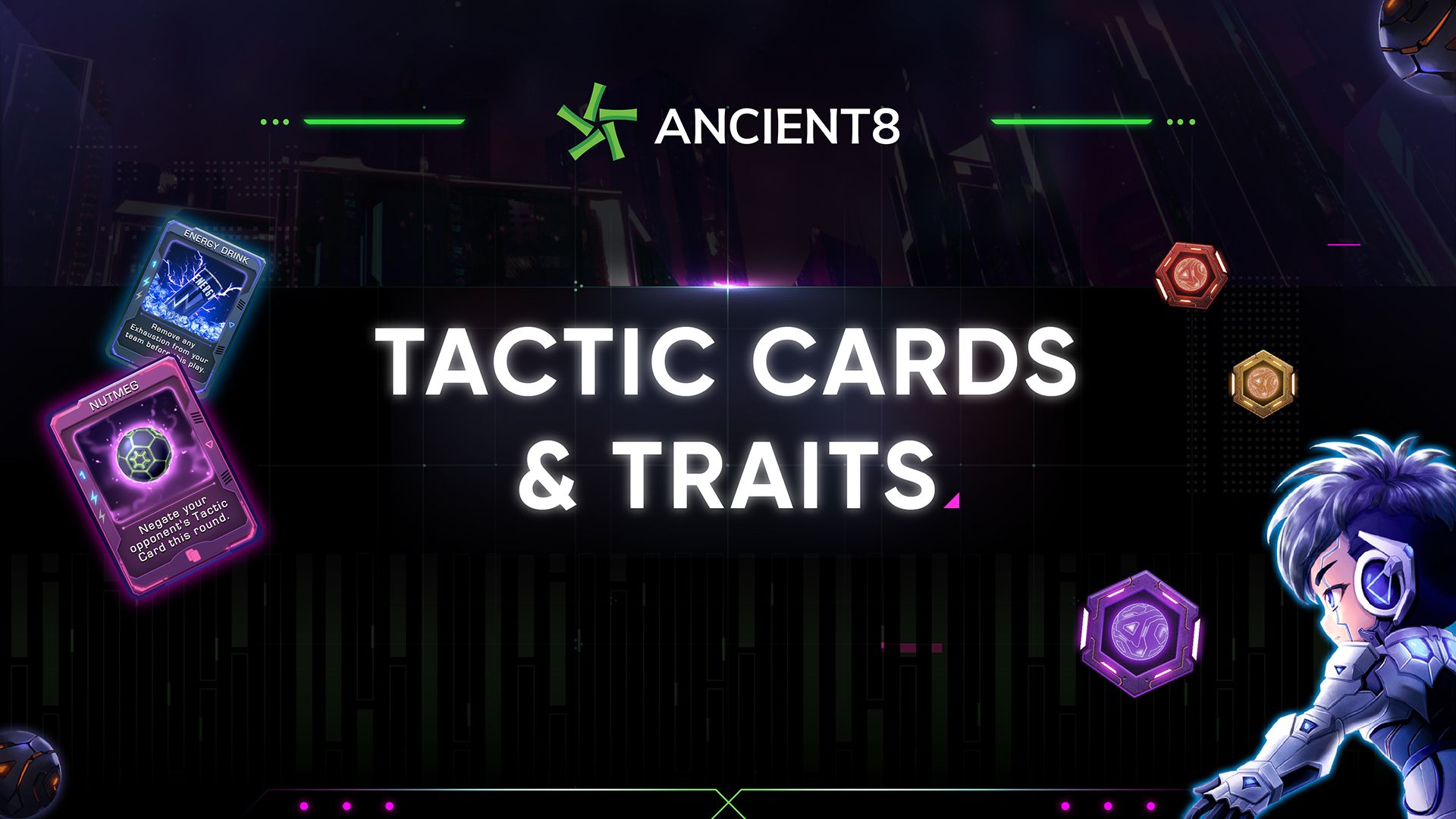 CYBALL TRAITS & TACTIC CARDS