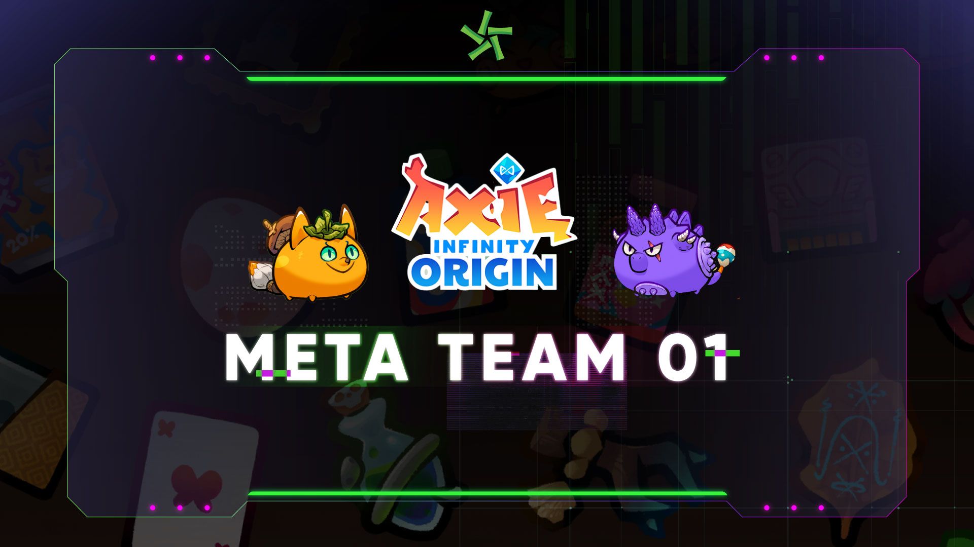 Axie Infinity Origin Meta Team 1 - Triple Aqua Team