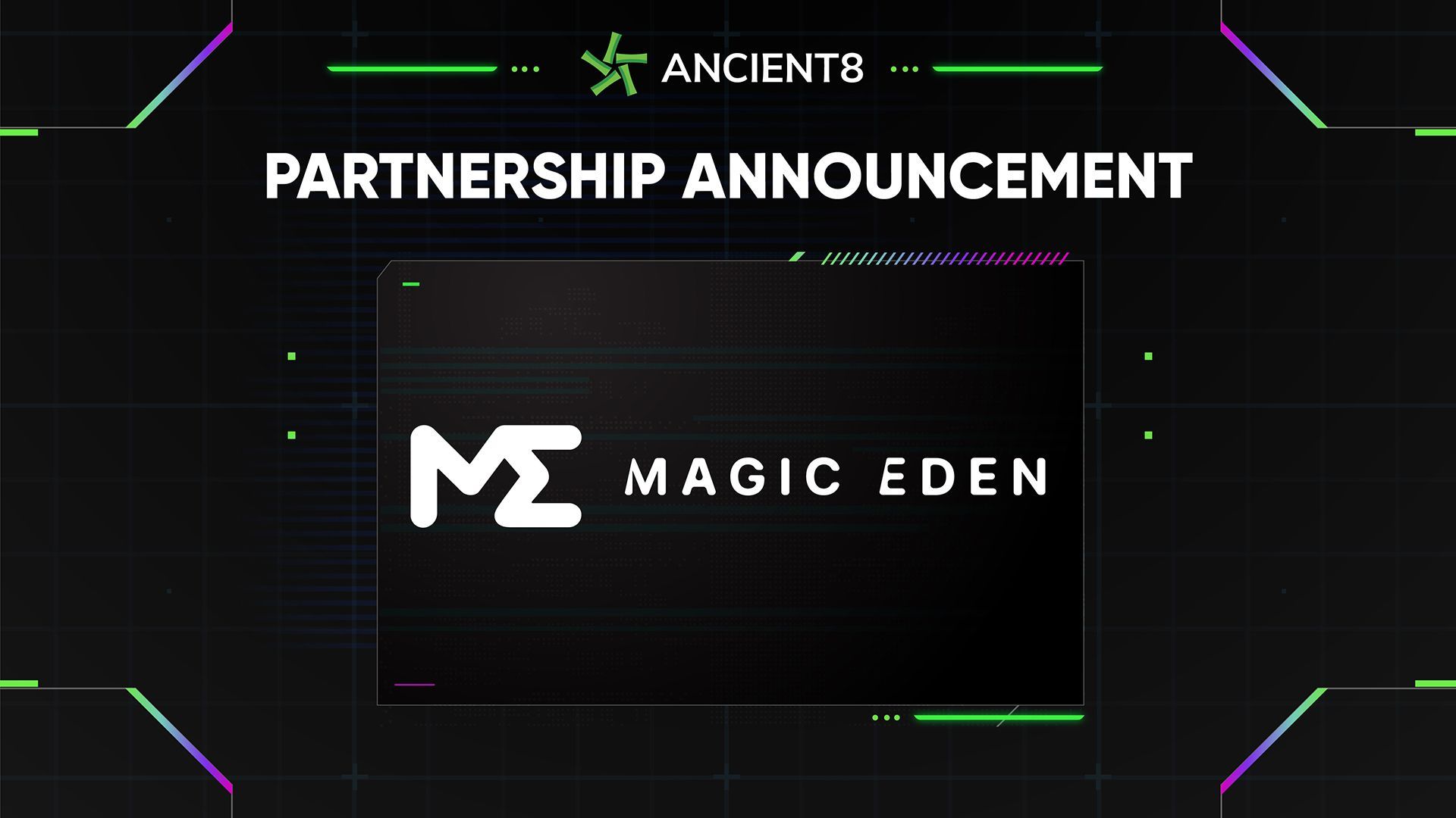 Ancient8 partners with Magic Eden, the leading NFT marketplace on Solana