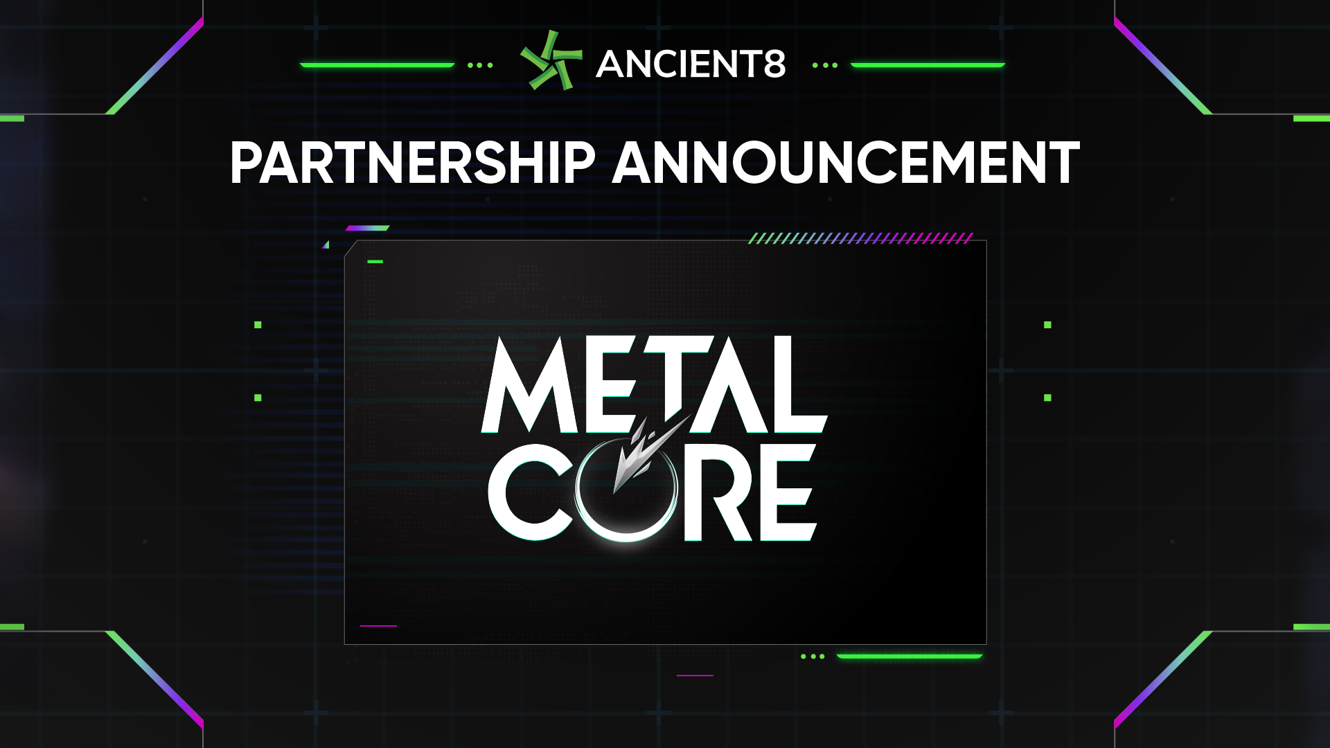 Ancient8 partners with MetalCore, a blockchain-based mechanized combat game