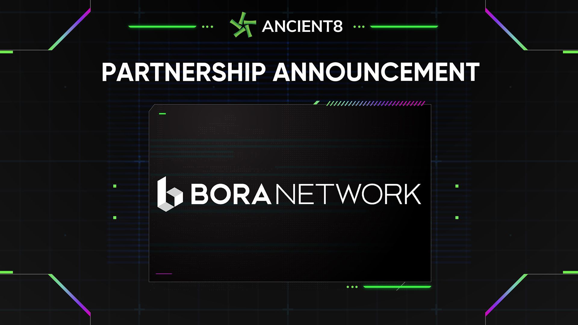 Ancient8 collaborates with BORANETWORK, a platform that provides friendly blockchain-based games and entertainment content