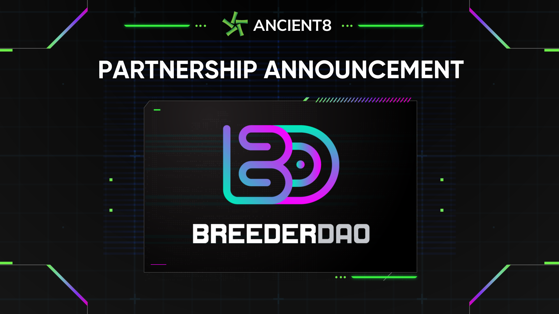 Ancient8 partners with BreederDAO, a Game Asset Production Factory.