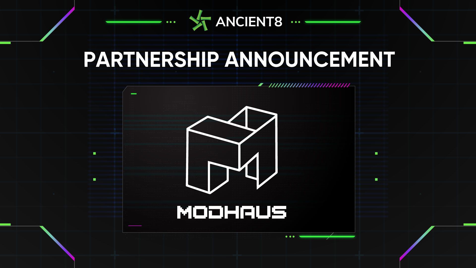 Ancient8 Partners with Modhaus, bringing the Entertainment Industry into Web 3.0