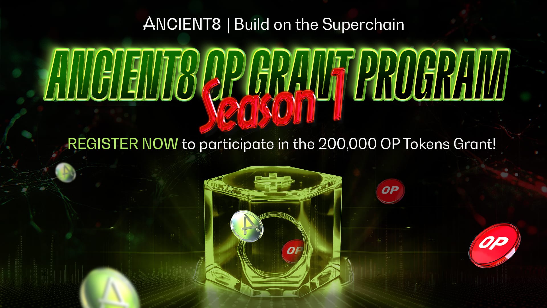 Ancient8 OP Grant Program: Season 1 Now Open with 200,000 OP Tokens!