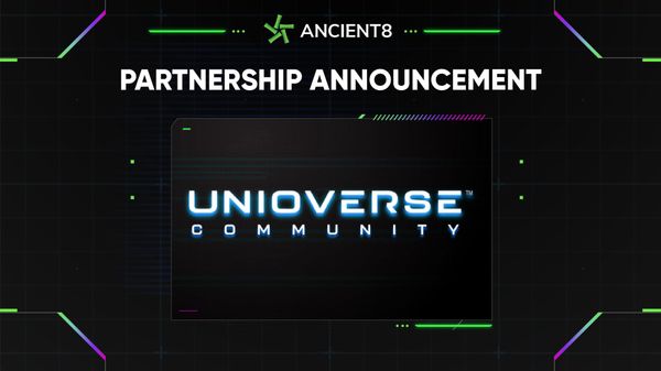 Ancient8 partners with Unioverse, a massive “community-owned franchise” that flips the script on the relationship between developer, gamer and fan.